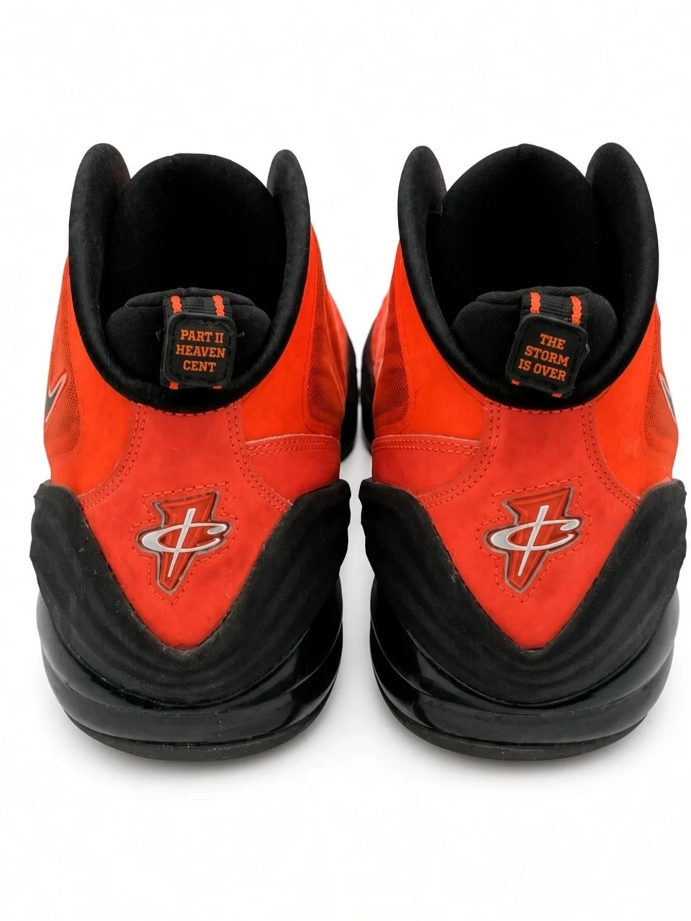 Nike Air Penny 5 Total Crimson 537331-800 Size 11 Pre-Owned